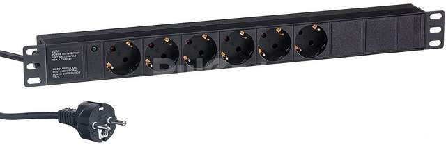 Блок розеток ExeGate ServerPro PDU-19H603 Al-6S-EU2.5CU