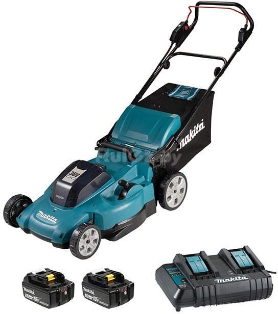 Газонокосилка аккумуляторная Makita DLM538CT2 (с 2-мя АКБ)
