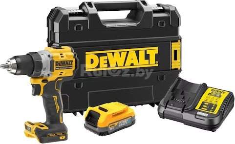Дрель-шуруповерт DeWalt DCD800E1T (с 1-им АКБ 1.7 Ач, кейс)