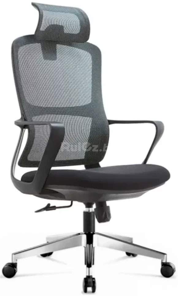 Офисное кресло SitUp Point Black Chrome (сетка Black/Black)