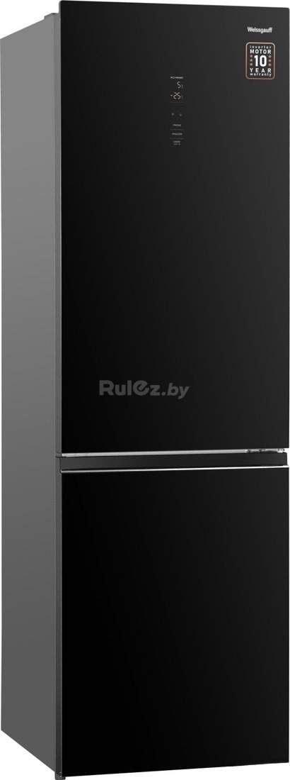Холодильник Weissgauff WRK 2000 Total NoFrost Inverter Black Glass