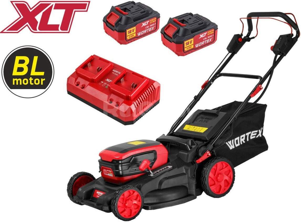 Газонокосилка Wortex CLM 4536-4 XLT Set 2334160K1 (с 2-мя АКБ)