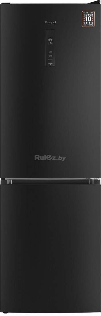 Холодильник Weissgauff WRK 185 Total NoFrost Inverter Black Inox