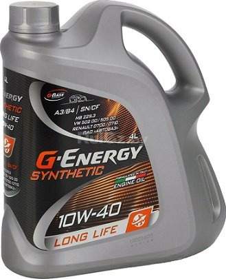 Моторное масло G-Energy Synthetic Long Life 10W-40 5л