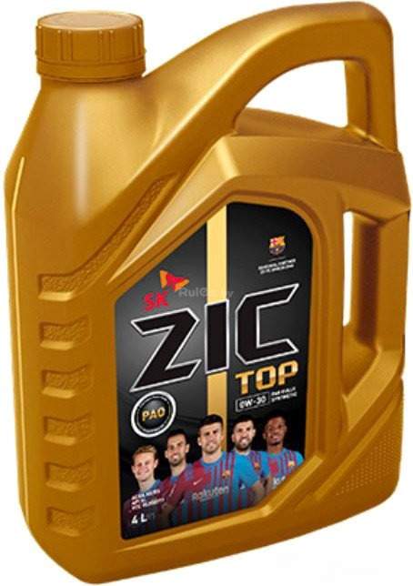 Моторное масло ZIC Top 0W-30 4л