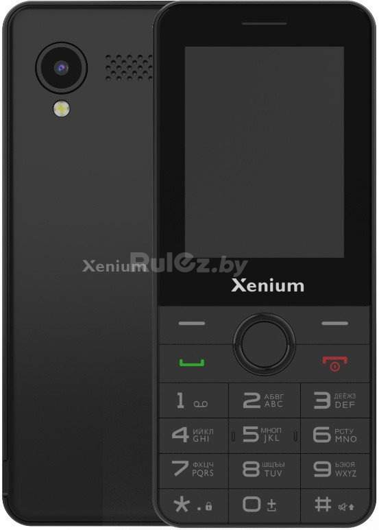 Кнопочный телефон Xenium X240 (черный)