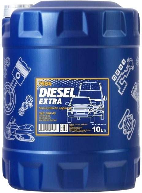 Моторное масло Mannol DIESEL EXTRA 10W-40 10л