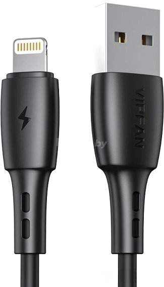 Кабель Vipfan X05 USB Type-A - Lightning (1 м, черный)