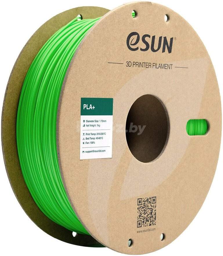 Филамент eSUN PLA+ PLA+175O-V5B1 (1.75 мм, 5 кг, зеленая вершина)