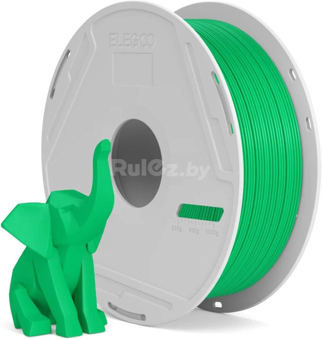 Филамент Elegoo PLA Basic (1.75 мм, 1 кг, зеленый)