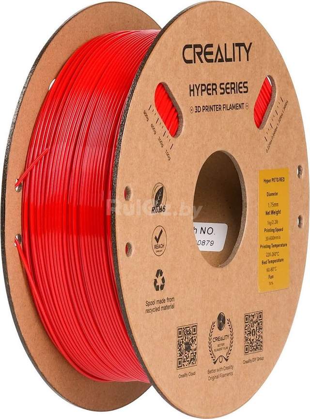 Пластик Creality Petg Hyper 1.75мм 3301030072 (1кг, красный)