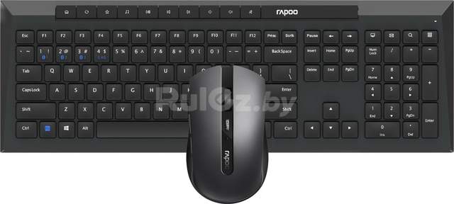Офисный набор Rapoo 8210M (черный)