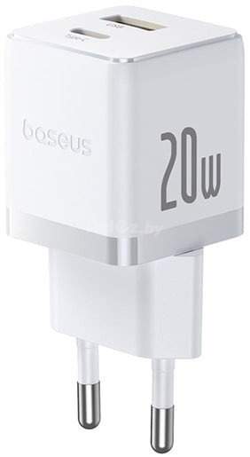 Сетевое зарядное Baseus Palm Fast Charger C+U 20W EU P10111608213-00 (черный) Baseus Palm Fast Charger C+U 20W EU P10111608213-00 (белый)