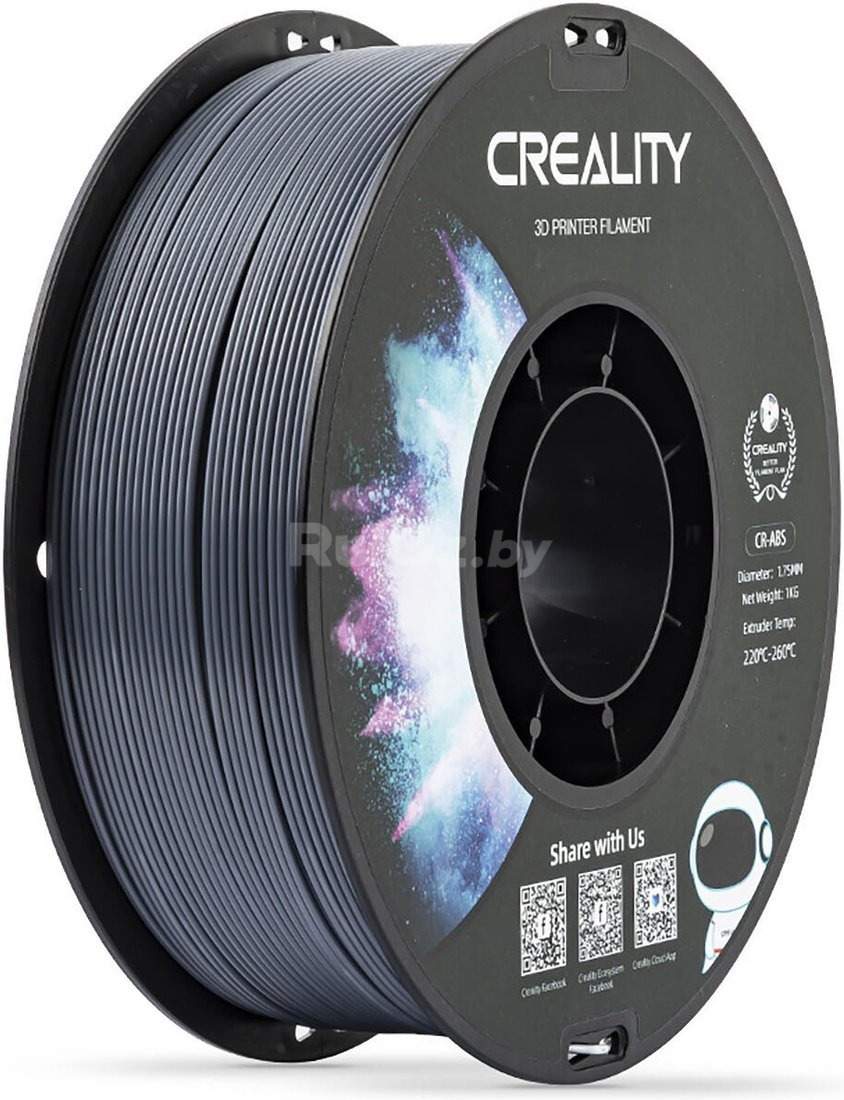 Филамент Creality ABS-CR 1.75мм 3301020034 (1 кг, серый)