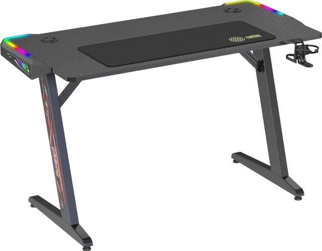 Геймерский стол CACTUS CS-GTZ-BK-RGB