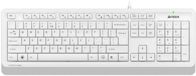 Клавиатура A4Tech Fstyler FK10 (белый/серый)