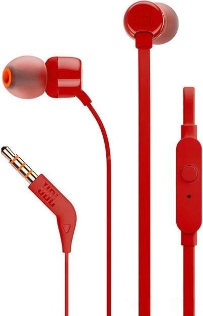 Наушники JBL T110 (красный) JBL Tune 110 (красный)