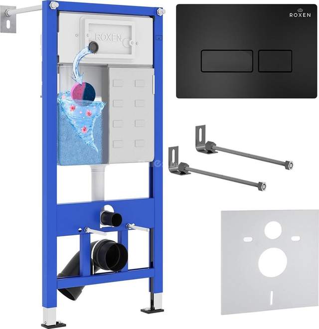 Инсталляция для унитаза Roxen StounFix Slim 847702 Roxen StounFix Dual Fresh 847702