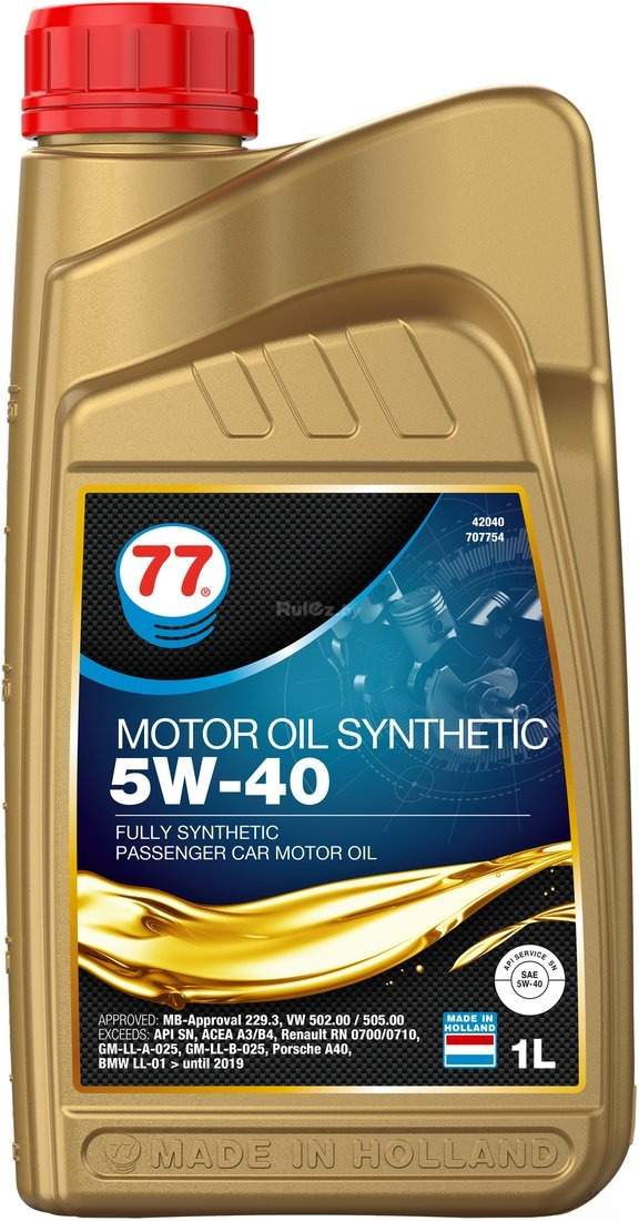 Моторное масло 77 Lubricants SN 5W-40 1л