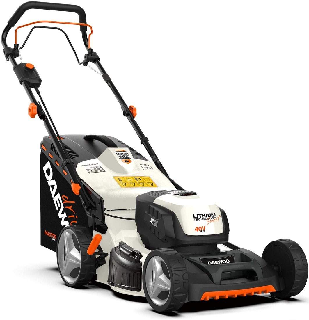 Газонокосилка аккумуляторная аккумулятора самоходная Daewoo Power DLM 5040 Li-S