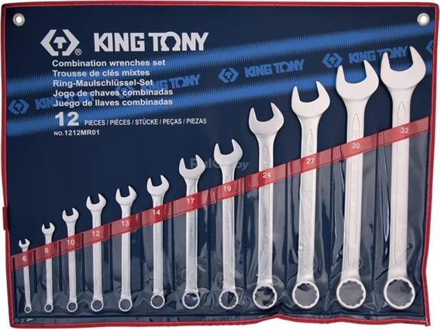 Набор ключей King Tony 1212MR01 (12 предметов)
