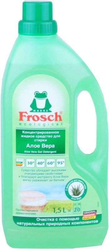 Frosch Color Detergent Pomegranate Алое Вера 1,5 л