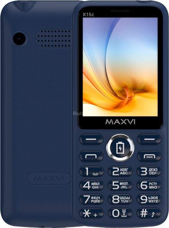Телефон Maxvi K15c (синий)