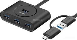 USB-хаб Ugreen CR113 (черный) Ugreen CR113 40850