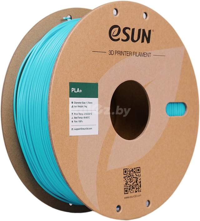Филамент eSUN PLA+ PLA+175Q-U5B1 (1.75 мм, 5 кг, светло-синий)