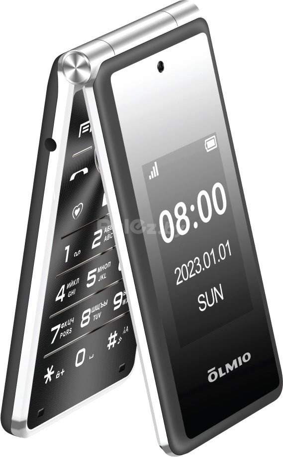 Кнопочный телефон Olmio F50 (черный)