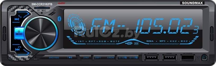 USB-магнитола Soundmax SM-CCR3182FB