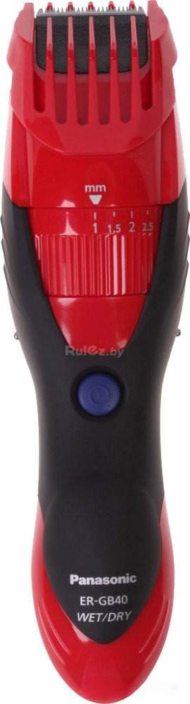 Машинка для стрижки Panasonic ER-GB40 (черный/красный) Panasonic ER-GB40-R520