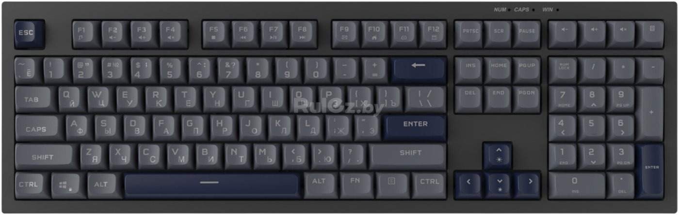 Клавиатура Ritmix RKB-508BL (черный/серый)