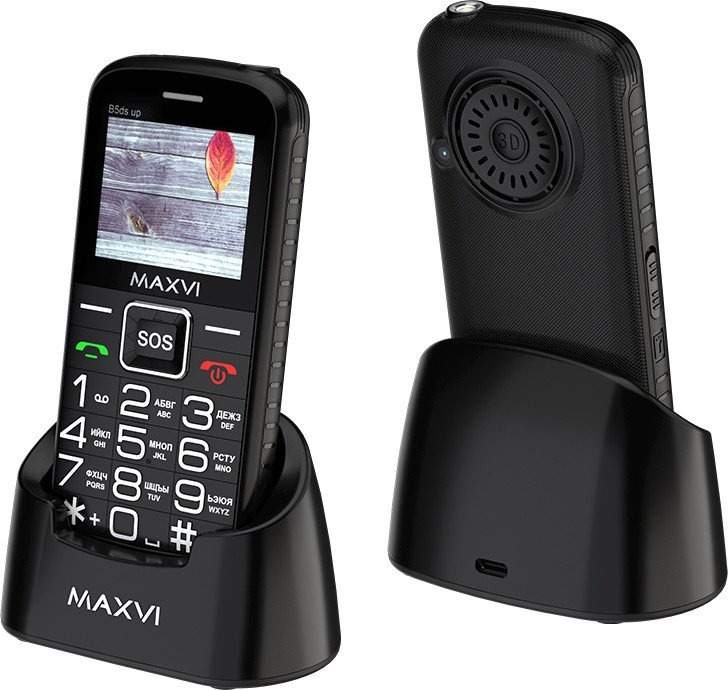 Телефон Maxvi B5ds up (черный)