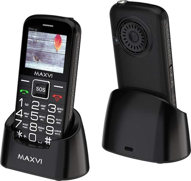 Телефон Maxvi B5ds up (черный)