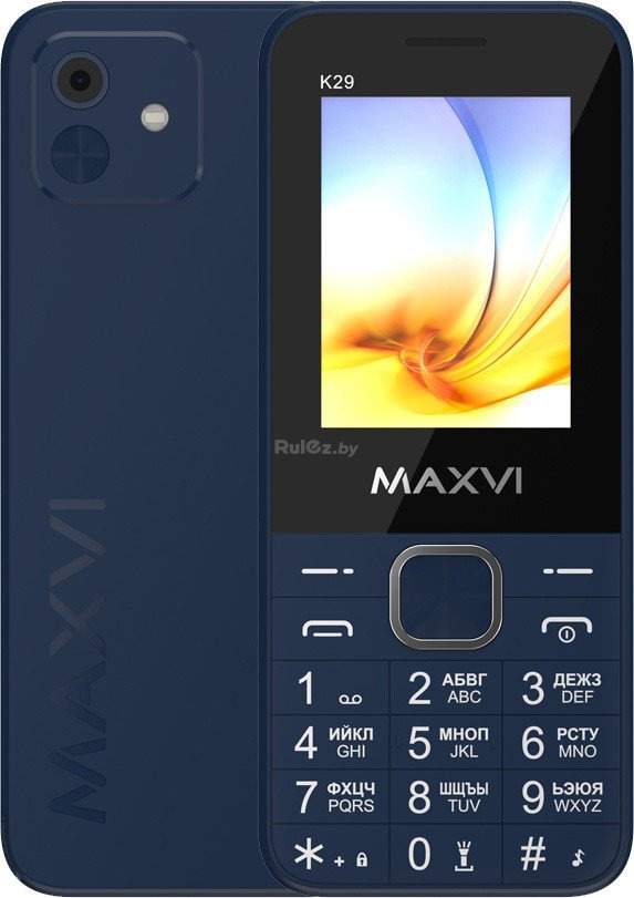 Телефон Maxvi K29 (синий)