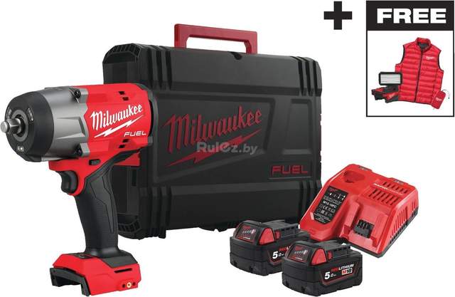 Гайковерт Milwaukee M18 FHIWF2F12MC-502X 4933499452 (с 2-мя АКБ, кейс)