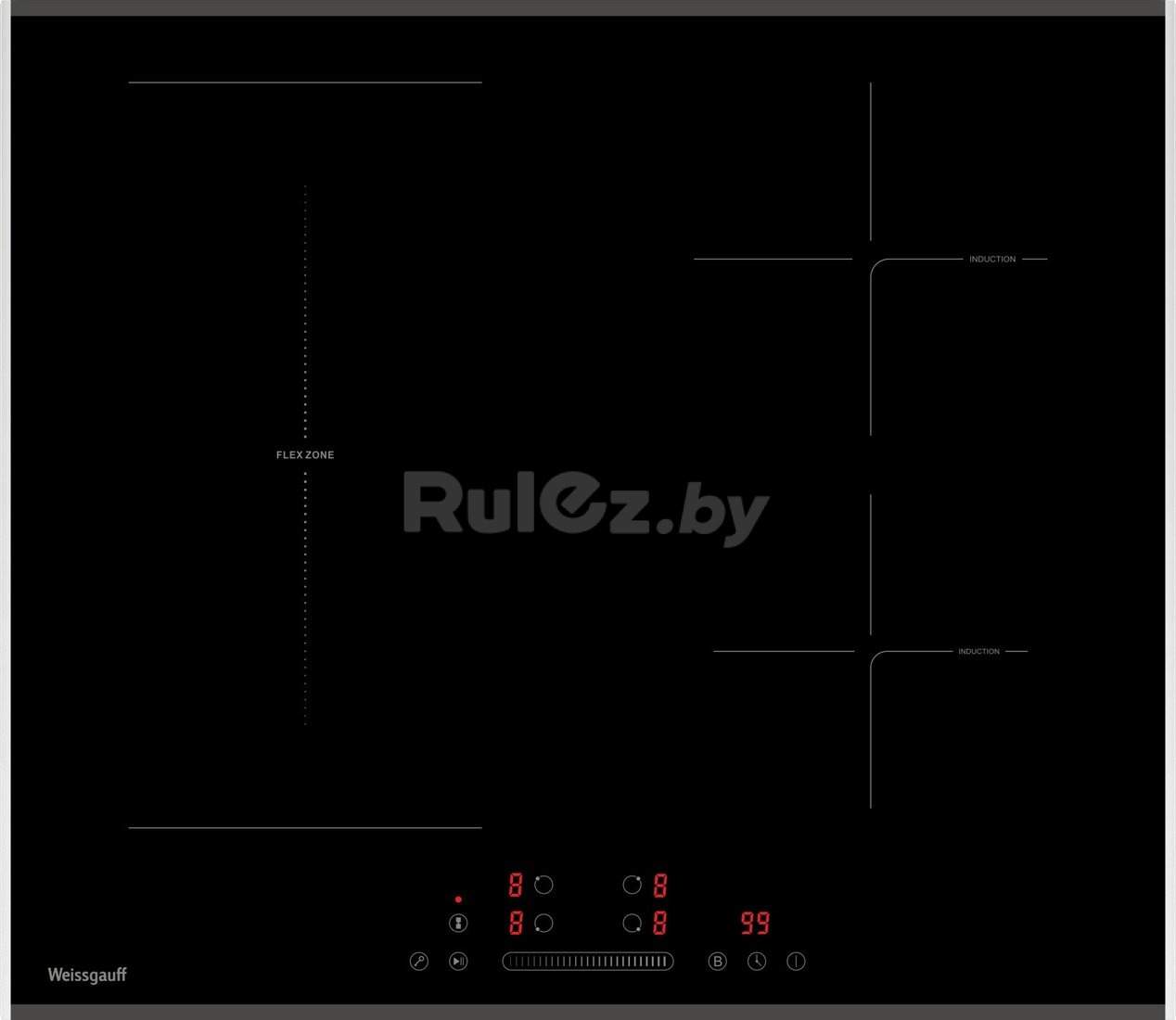 Варочная панель Weissgauff HI 643 BFZG