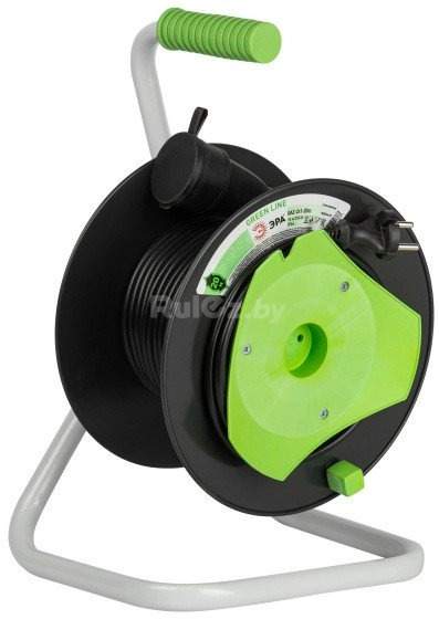 Удлинитель на катушке ЭРА GREEN LINE GAZ-2x1-20m Б0065120