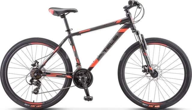 Велосипед Stels Navigator 500 MD 26 р.20 2025 (черный/красный, разобранный)