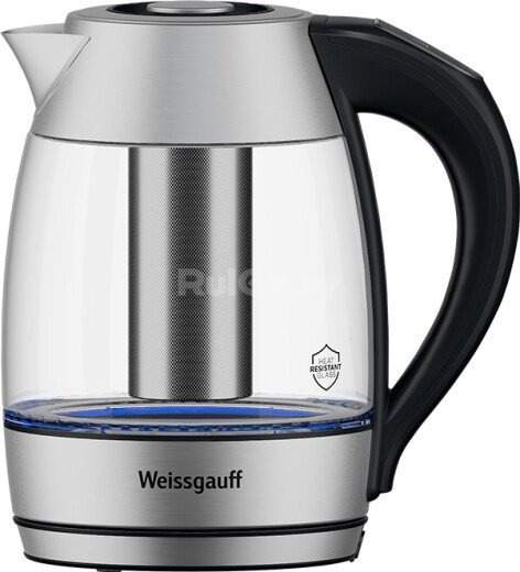 Электрический чайник Weissgauff WK 1810 EcoGlass Filter TempControl