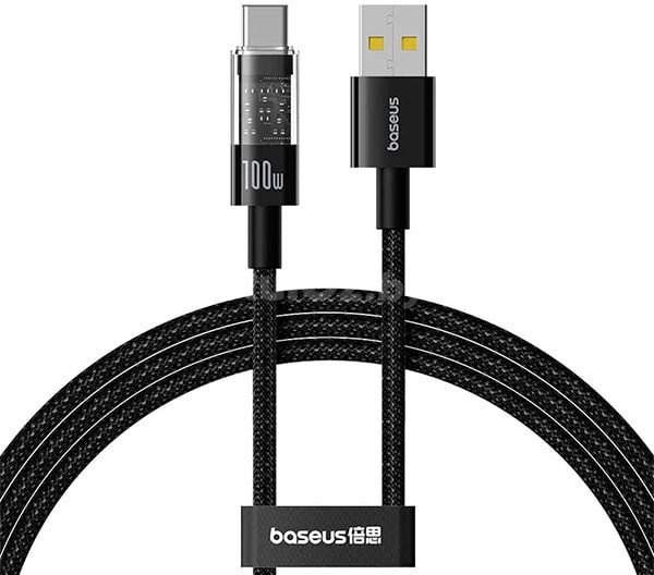 Кабель Baseus Gem Fast-Charging Data Cable USB Type-A - USB Type-C (2 м, черный)