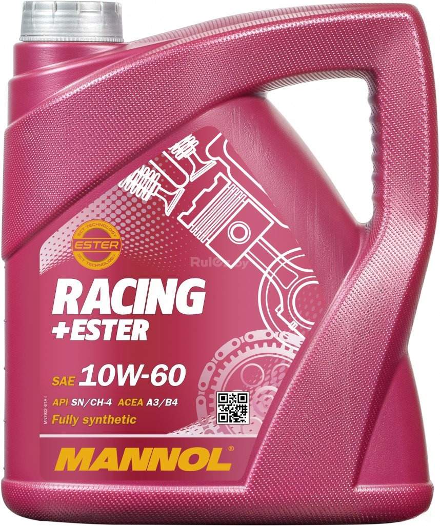 Моторное масло Mannol Racing+Ester 10W-60 4л