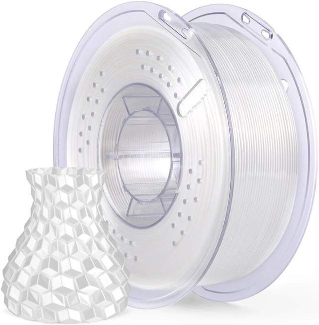 Филамент Elegoo PLA Silk (1.75 мм, 1 кг, белый шелк)