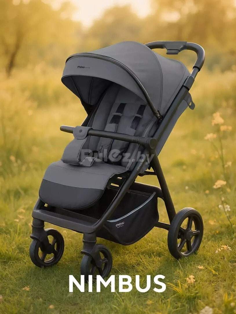Коляска прогулочная «книга» MOWbaby Nimbus MB103 (серый)