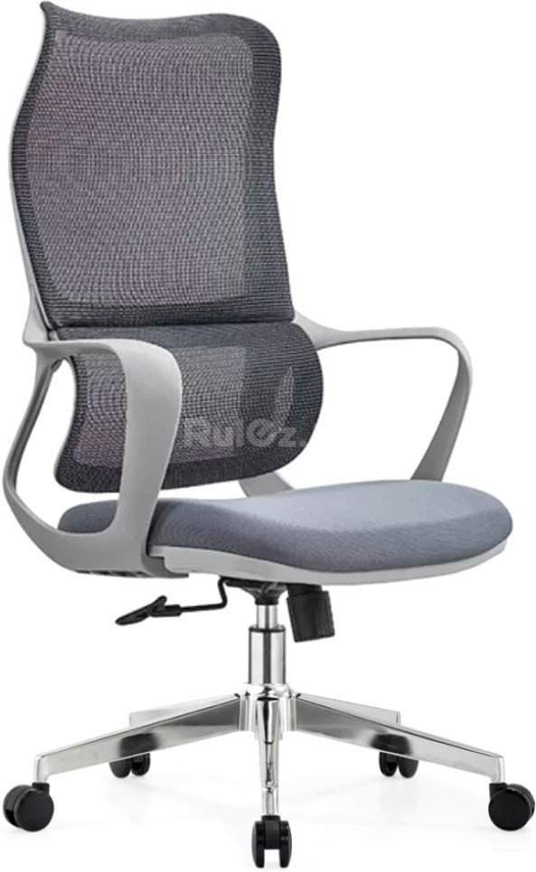 Офисное кресло SitUp LATI-H Grey Chrome (сетка Grey/Grey)