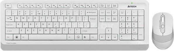 Офисный набор A4Tech Fstyler FG1010 (белый/серый)