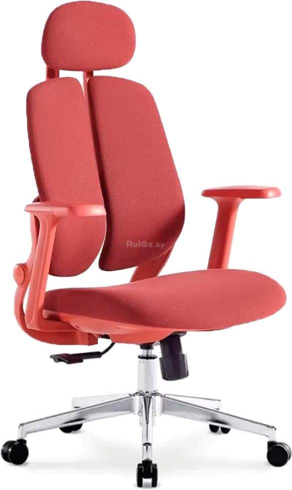 Офисное кресло SitUp Kwin Red Chrome (ткань Red/Red)