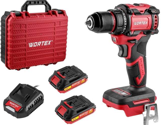 Дрель-шуруповерт Wortex BD 2025 DLi ALL1 1329836 (с 1-им АКБ, кейс) Wortex BD 2025 DLi ALL1 1329836 (с 2-мя АКБ, кейс)