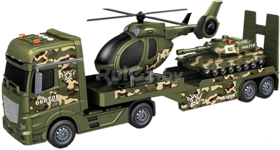 Автовоз Givito Милитари. Военный транспортер G235-479